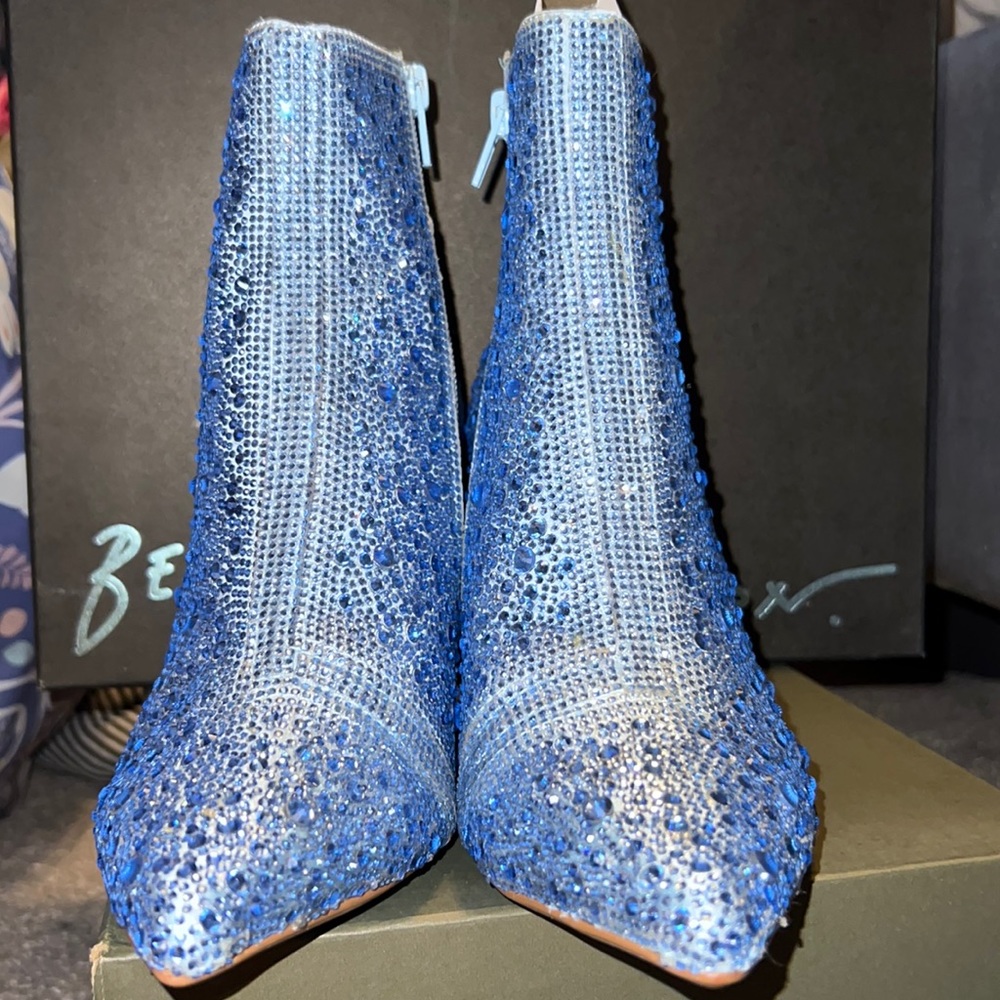 BNIBNW Betsey Johnson Cady Rhinestone boots